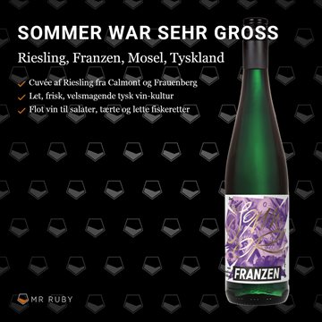 2020 Sommer war sehr gross, Weingut Franzen, Mosel, Tyskland